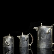 Mexican silver coffee set, 20th century