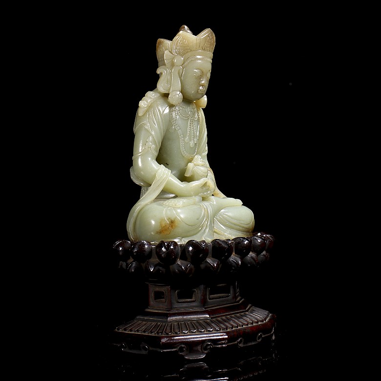 Hetian jade Buddha, Ming dynasty