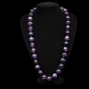 Amethyst bead necklace, Han dynasty