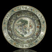 Large porcelain bowl ‘Palace Scenes’, Qing dynasty