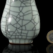 Small ‘Hu’ celadon-glazed vase, Qing dynasty