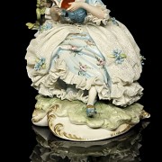 Italian porcelain ‘Romantic Figures’, 20th century