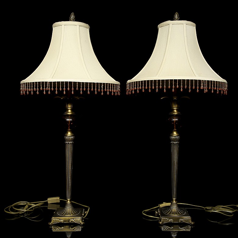 Almerich ‘Pair of lamps’, 20th century