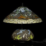 Tiffanies style table lamp ‘Dragonflies’, 20th century