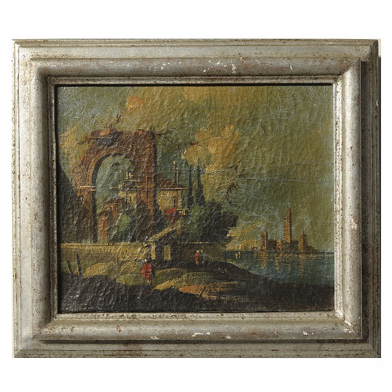 German school, 20th century “Set of landscapes” - 4