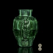 Desná Manufacture ‘Art Deco glass vase’, early 20th century