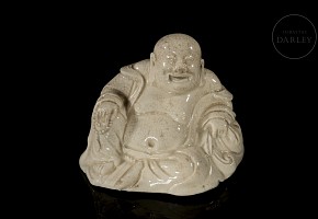 Glazed porcelain Buddha sculpture ‘Geyao’, Qing dynasty