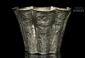 Embossed vessel, Asia, 20th century