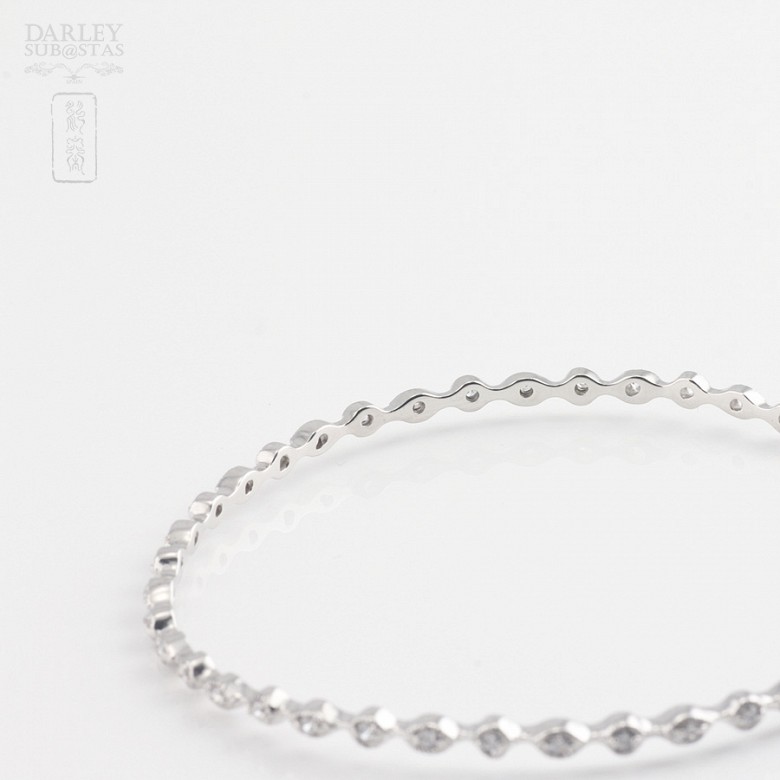 Pulsera circonitas en plata de ley, 925 - 2