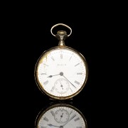 Pocket watch ‘Elgin’ in yellow gold