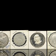 Collection of eleven Spanish-Mexican coins