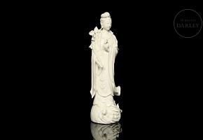 Porcelain figure ‘Guanyin’, 20th century