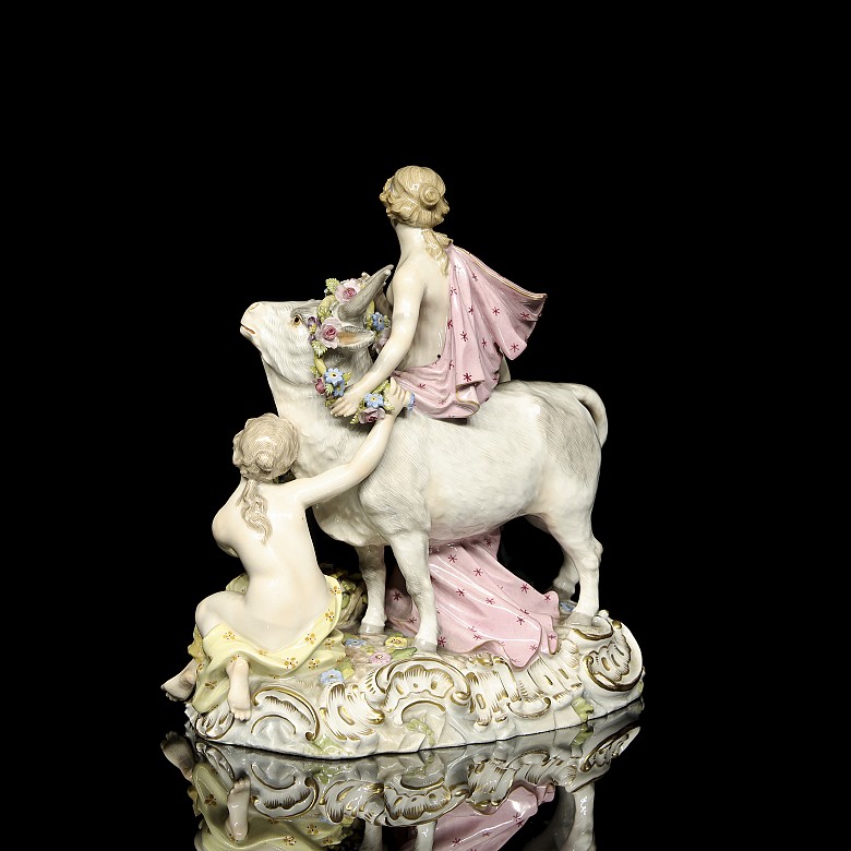 Dresden Porcelain ‘The Rape of Europa’, 20th century