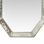 Venetian octagonal mirror, 19th-20th century - 3