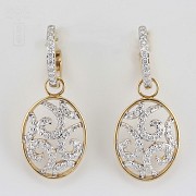1.01cts precious diamond earrings
