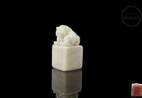 Carved stone seal ‘Lion’, 20th century