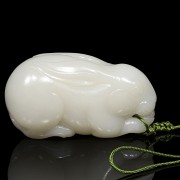 Colgante de jade blanco 