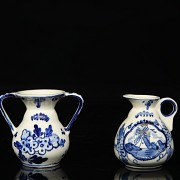 Two German porcelain vessels - 1