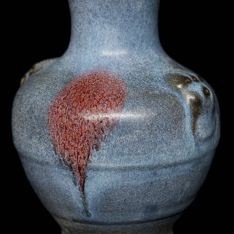 Small Junyao ceramic vase, 20th century - 8