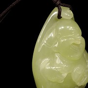 Yellow jade pendant 