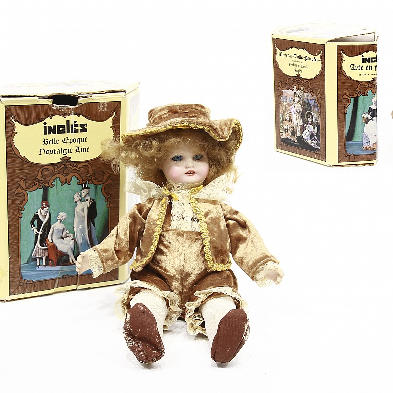 Lot of porcelain dolls, Josefina and Ramón Inglés