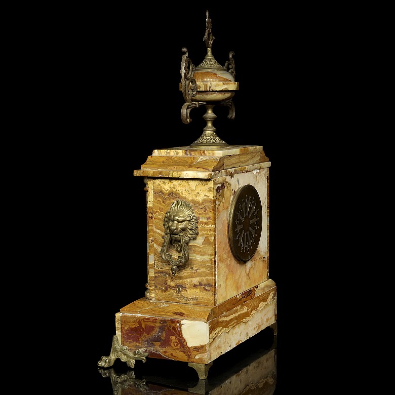 Reloj de ónix egipcio, Napoleón III, S.XIX