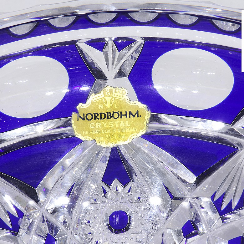 German glass bowl, Nordböhm, 20th century