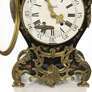 Swiss table clock, Zenith brand, 20th century