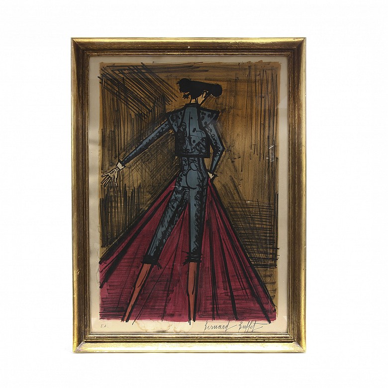 Bernard Buffet (1928-1999) “Bullfighter”, 1966.