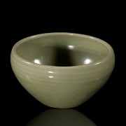 Celadon green ceramic ‘Fish’ bowl, Song style