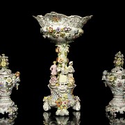 German porcelain set, 19th-20th century