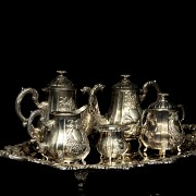 Silver coffee set, 20th century