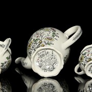 English ‘Dorset’ porcelain coffee set, Wood & Sons, 20th century