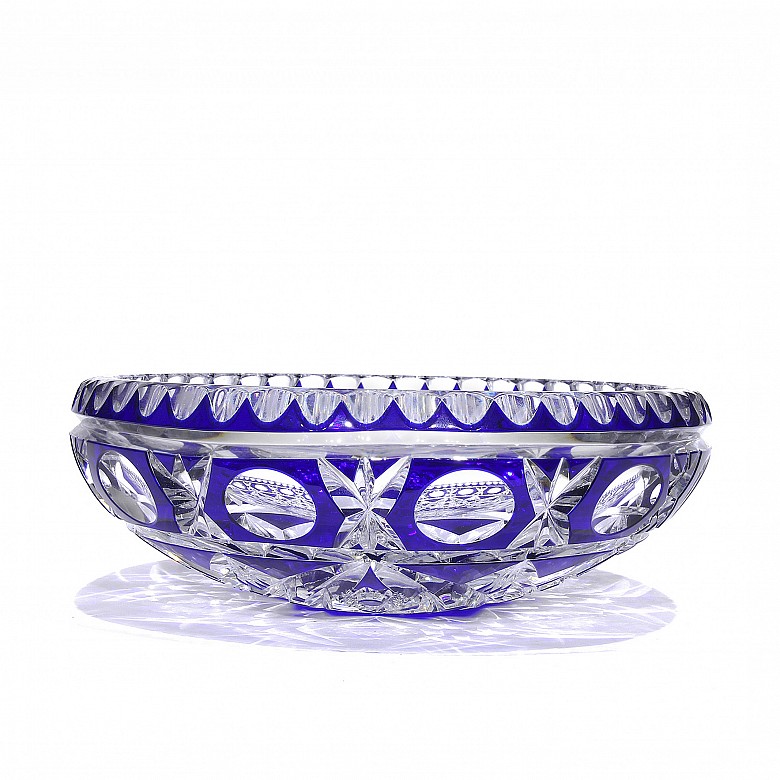 German glass bowl, Nordböhm, 20th century