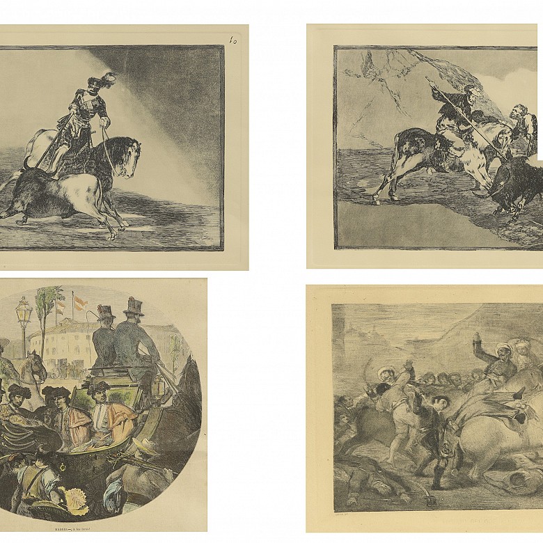 Set of Goyesque prints, 20th Century