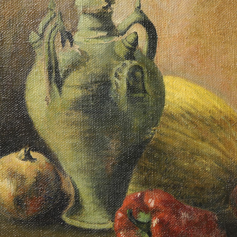 Juan Guillem Satorre (20th century) ‘Still life with a jug’