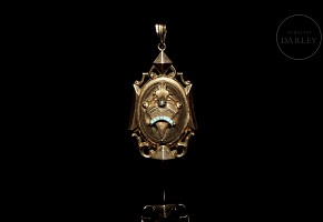 Victorian pendant in 9 kt gold