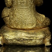 Gilded bronze figurine 