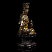 Buddha “Vairocana” of golden bronze, Ming dynasty