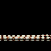 Jadeite bead necklace, Qing dynasty