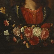 19th century Spanish School ‘Christ with flowers’ - 4