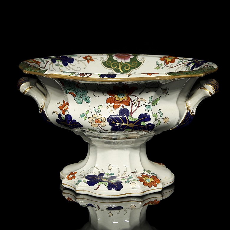 Ironstone ‘Porcelain fruit bowl’, 19th century