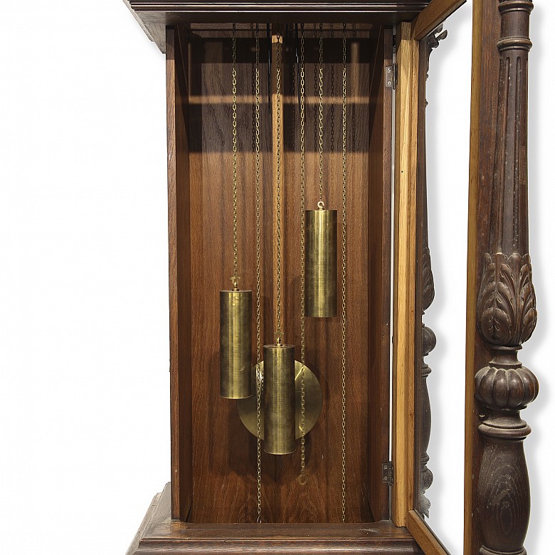 English style tall case clock, 20th century