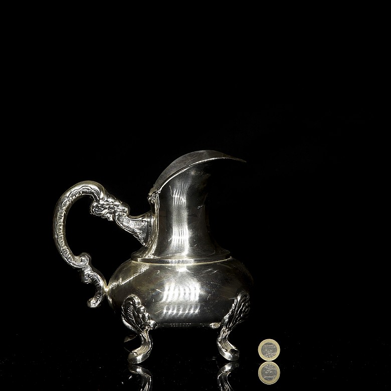 Spanish silver jug, 20th century