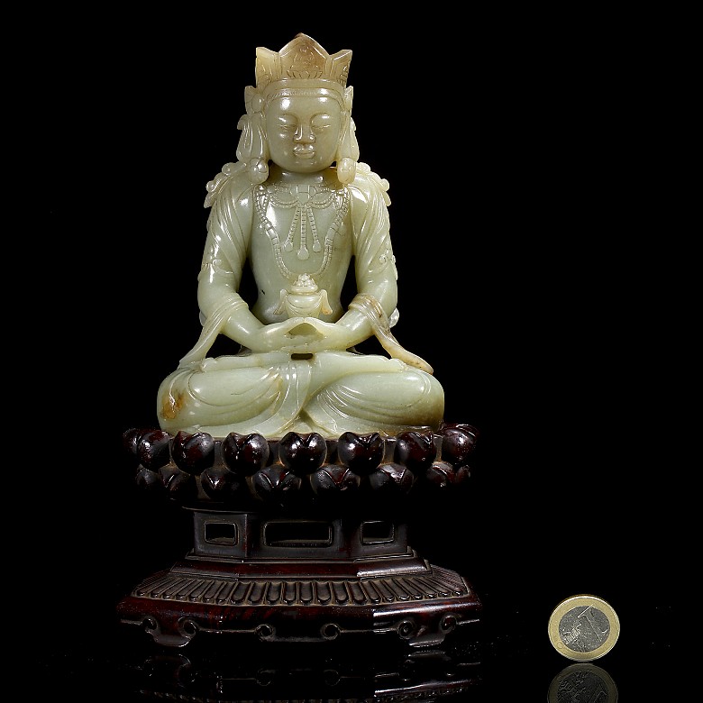 Hetian jade Buddha, Ming dynasty