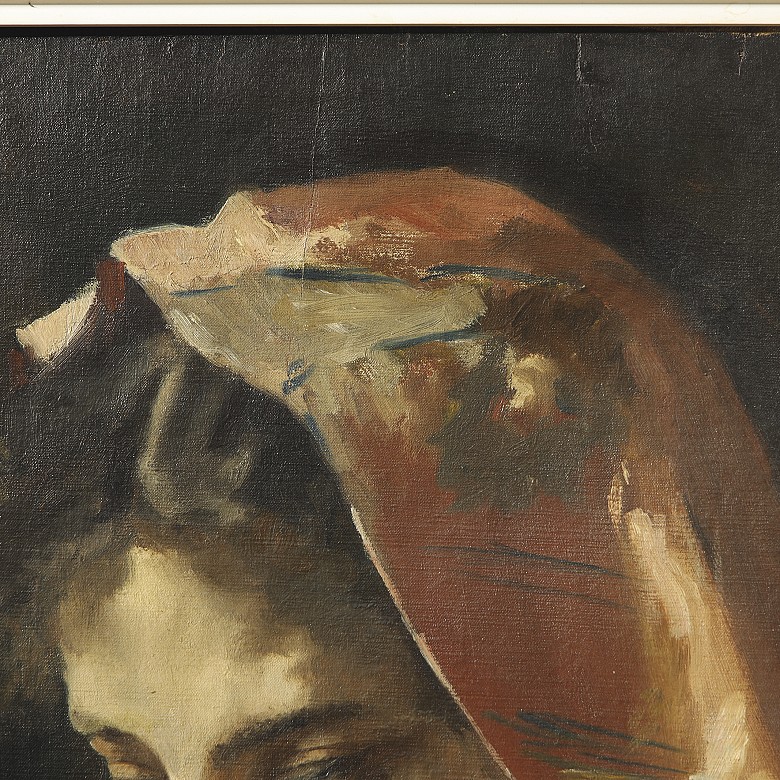 Valencian School (20th century) ‘Head of a woman’