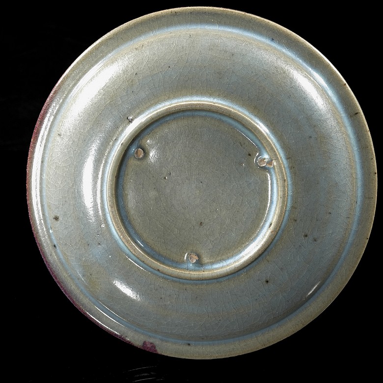 Ceramic ‘Junyao’ glazed ware dish, Song dynasty