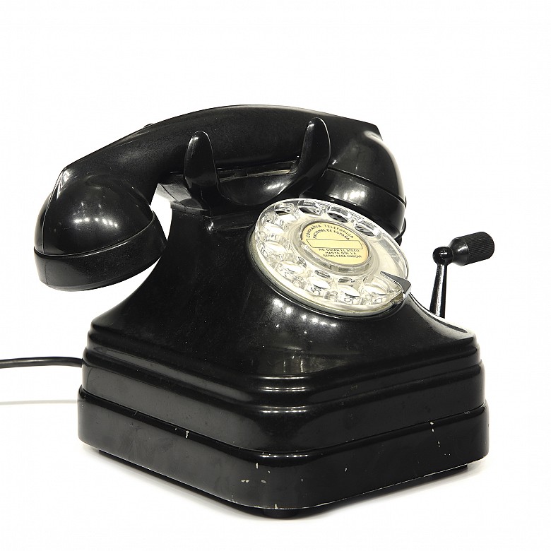 Vintage bakelite telephone, 20th century