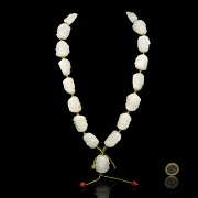 Jade bead necklace ‘Luohan’, Qing dynasty