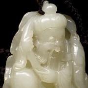 White jade ‘Fisherman’ pendant, Qing dynasty